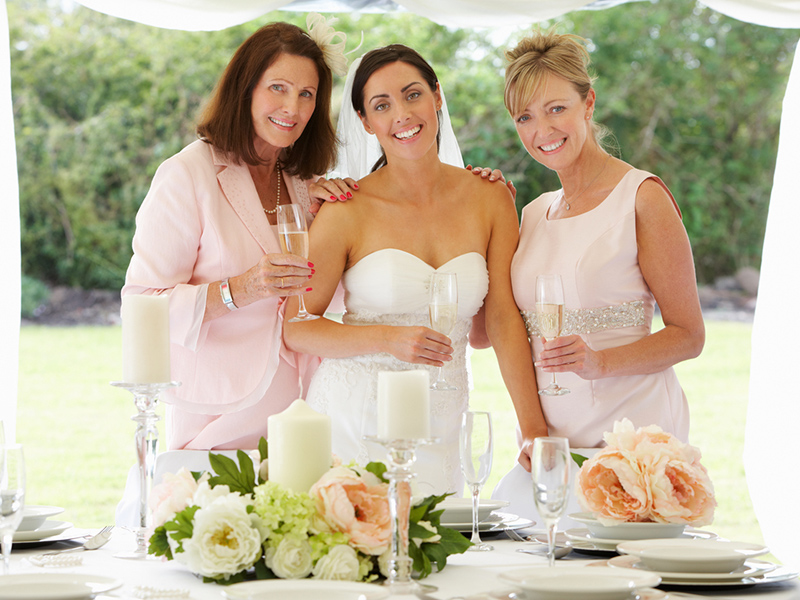 bridesmaid and mother of the bride dresses